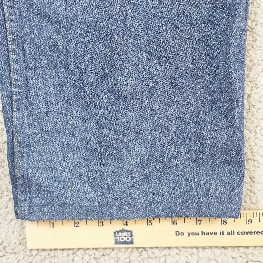 Wrangler Cowboy Cut Jeans Mens 50x30 Dark Blue Bootcut Denim Big & Tall 13MWZPW